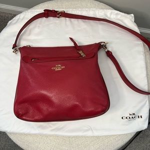 Coach Mae Crossbody Bag ❤️Red Leather